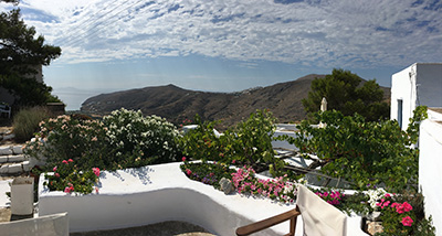 Picture of the view from Henry's Amorgos house in Langatha, langada, Lankada